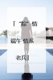 “粽”情端午 情系老兵