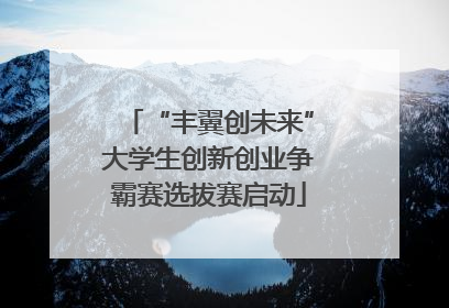 “丰翼创未来”大学生创新创业争霸赛选拔赛启动
