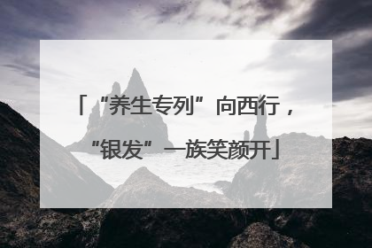 “养生专列”向西行，“银发”一族笑颜开