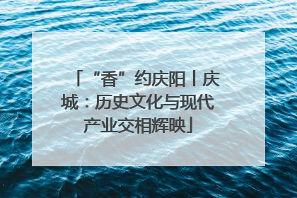 “香”约庆阳丨庆城：历史文化与现代产业交相辉映