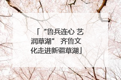 “鲁兵连心 艺润草湖” 齐鲁文化走进新疆草湖