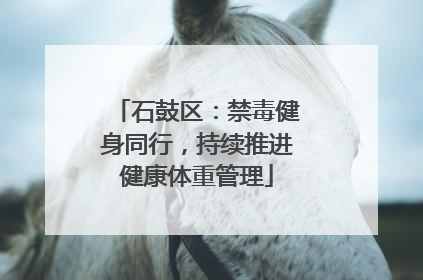 石鼓区：禁毒健身同行，持续推进健康体重管理