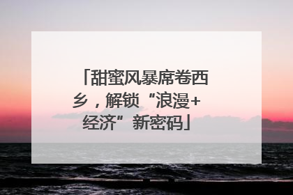 甜蜜风暴席卷西乡，解锁“浪漫+经济”新密码