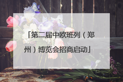 第二届中欧班列（郑州）博览会招商启动