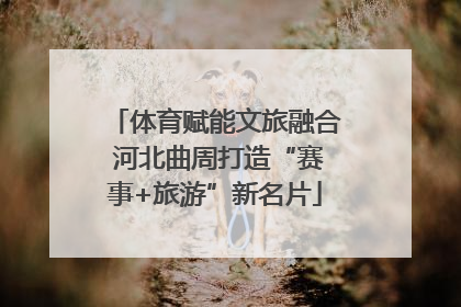 体育赋能文旅融合 河北曲周打造“赛事+旅游”新名片