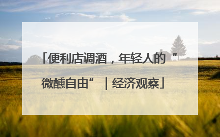 便利店调酒，年轻人的“微醺自由”｜经济观察