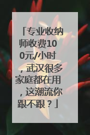专业收纳师收费100元/小时，武汉很多家庭都在用，这潮流你跟不跟？