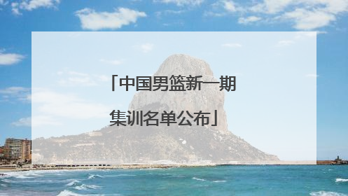 中国男篮新一期集训名单公布