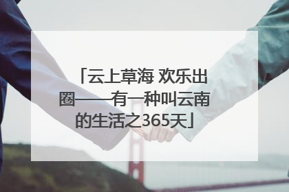 云上草海 欢乐出圈——有一种叫云南的生活之365天