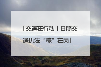 交通在行动丨日照交通执法“粽”在岗