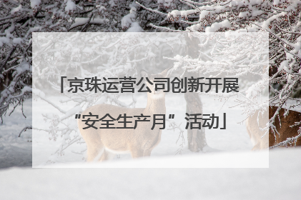 京珠运营公司创新开展“安全生产月”活动