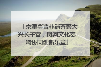京津冀晋非遗齐聚大兴长子营，凤河文化奏响协同创新乐章