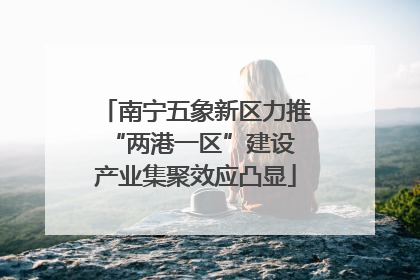 南宁五象新区力推“两港一区”建设 产业集聚效应凸显