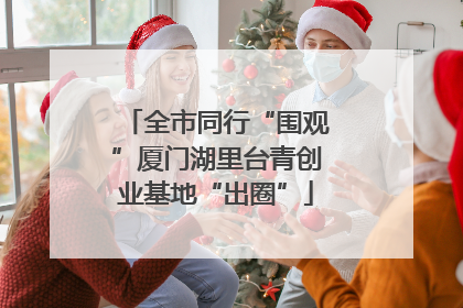 全市同行“围观”厦门湖里台青创业基地“出圈”
