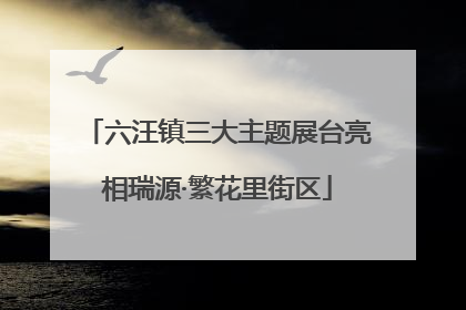 六汪镇三大主题展台亮相瑞源·繁花里街区