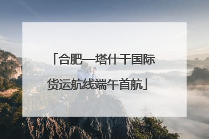 合肥—塔什干国际货运航线端午首航