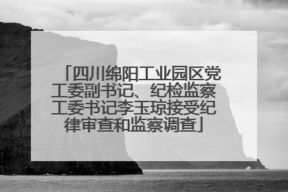 四川绵阳工业园区党工委副书记、纪检监察工委书记李玉琼接受纪律审查和监察调查