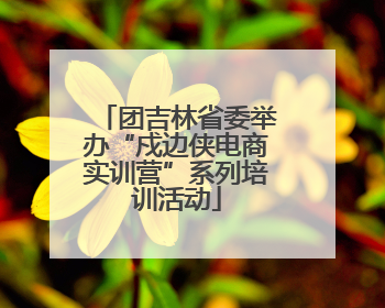 团吉林省委举办“戍边侠电商实训营”系列培训活动