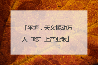 平塘：天文撬动万人“吃”上产业饭