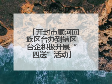 开封市顺河回族区台办到辖区台企积极开展“四送”活动