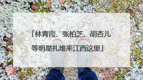 林青霞、张柏芝、胡杏儿等明星扎堆来江西这里