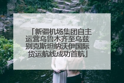 新疆机场集团自主运营乌鲁木齐至乌兹别克斯坦纳沃伊国际货运航线成功首航