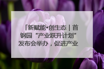 新赋能•创生态｜首钢园“产业跃升计划”发布会举办，促进产业合作交流走深走实
