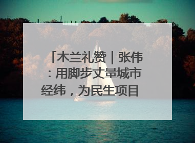 木兰礼赞｜张伟：用脚步丈量城市经纬，为民生项目按下“加速键”