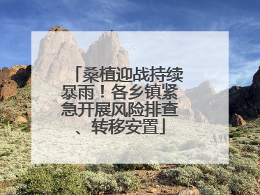 桑植迎战持续暴雨！各乡镇紧急开展风险排查、转移安置
