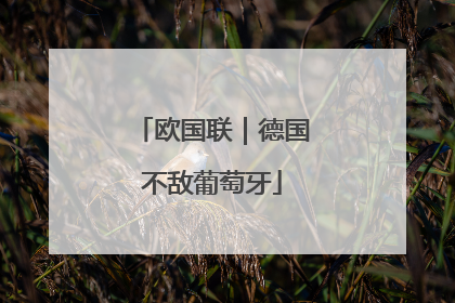 欧国联｜德国不敌葡萄牙