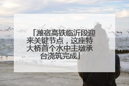 潍宿高铁临沂段迎来关键节点，这座特大桥首个水中主墩承台浇筑完成