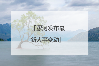 漯河发布最新人事变动