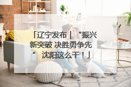 辽宁发布｜“振兴新突破 决胜勇争先” 沈阳这么干！