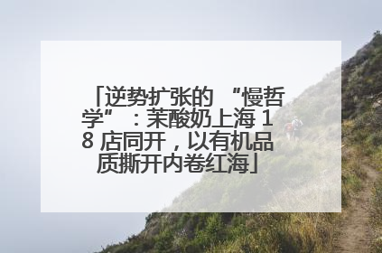 逆势扩张的 “慢哲学”：茉酸奶上海 18 店同开，以有机品质撕开内卷红海