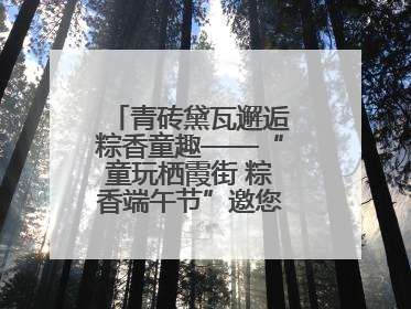 青砖黛瓦邂逅粽香童趣——“童玩栖霞街 粽香端午节”邀您共织时光记忆