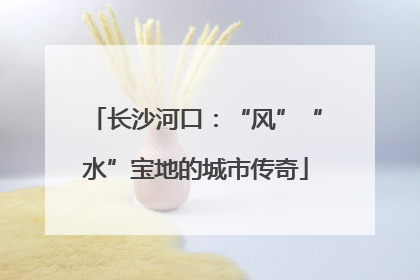 长沙河口：“风”“水”宝地的城市传奇