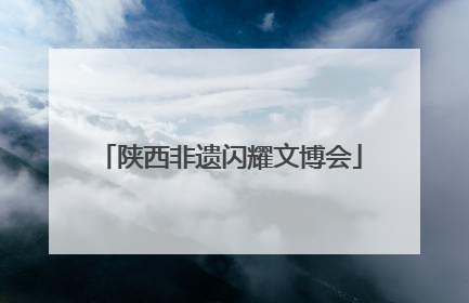 陕西非遗闪耀文博会